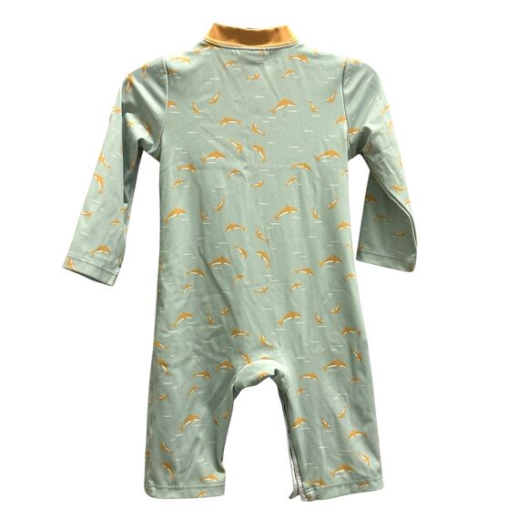 Mori Baby Dolphin One-Piece UPF 50+ Rashguard Beach Summer Size 9-12 Months - Picture 7 of 7